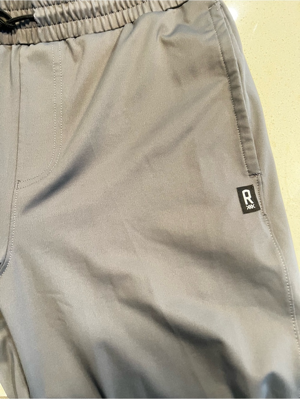 Essentials Men's Gray Jogger Sweatpants with Logo Tab